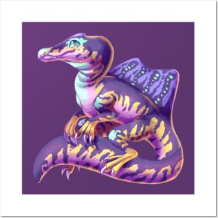 Pastel Spinosaurus Posters and Art